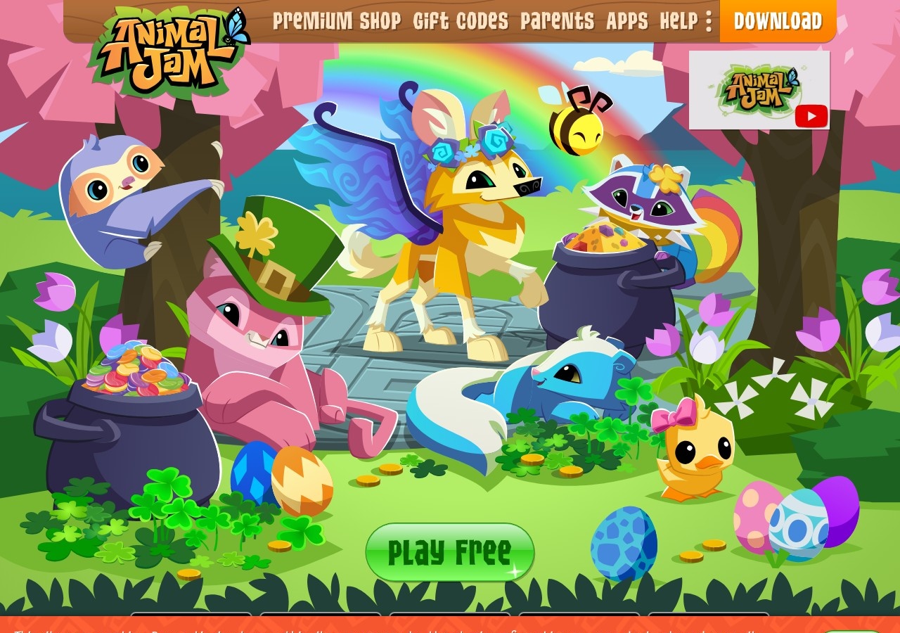 Screenshot of animaljam.com captured during the latest DarkOra website safety scan