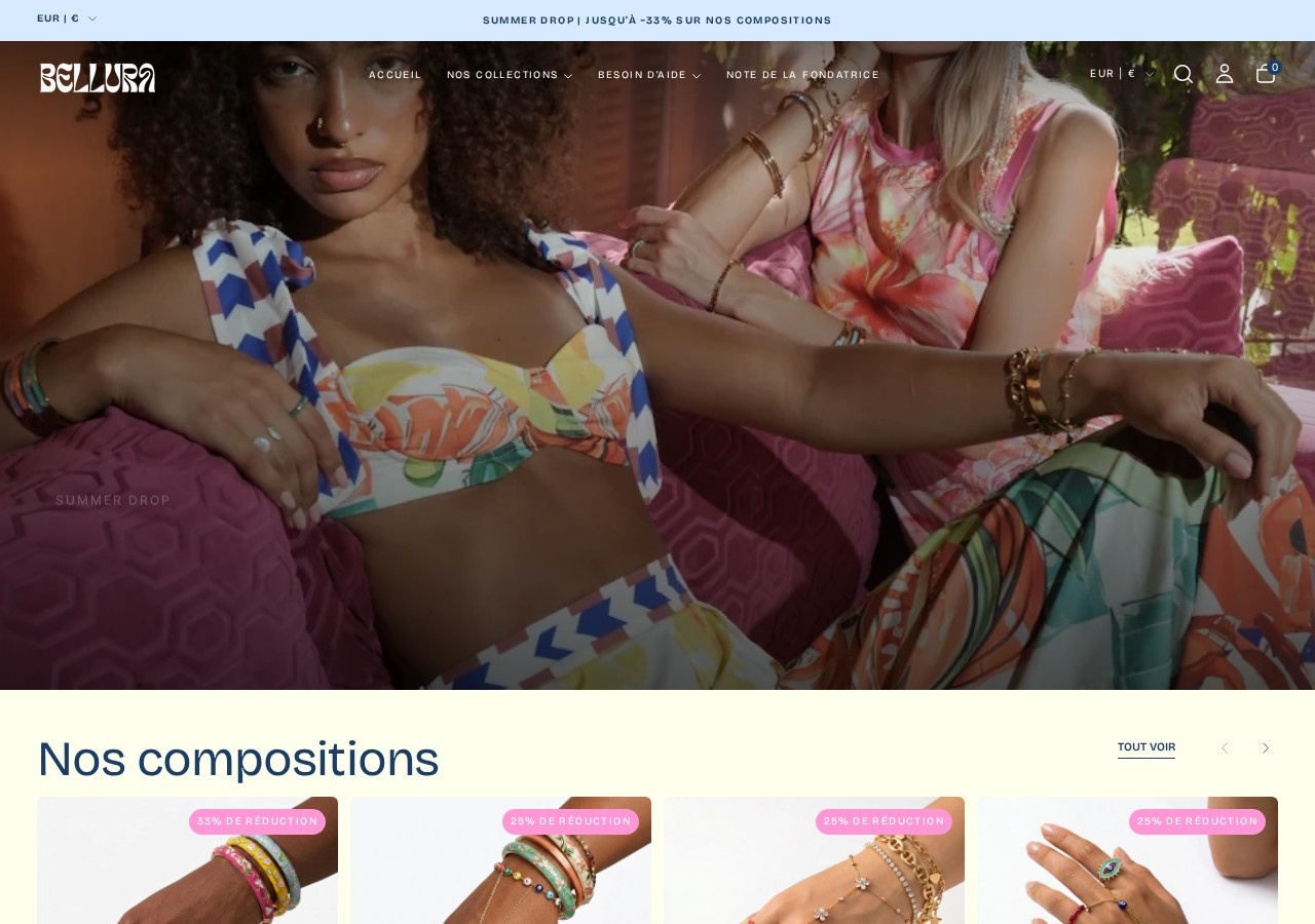 Screenshot of bellurajewelry.com captured during the latest DarkOra website safety scan