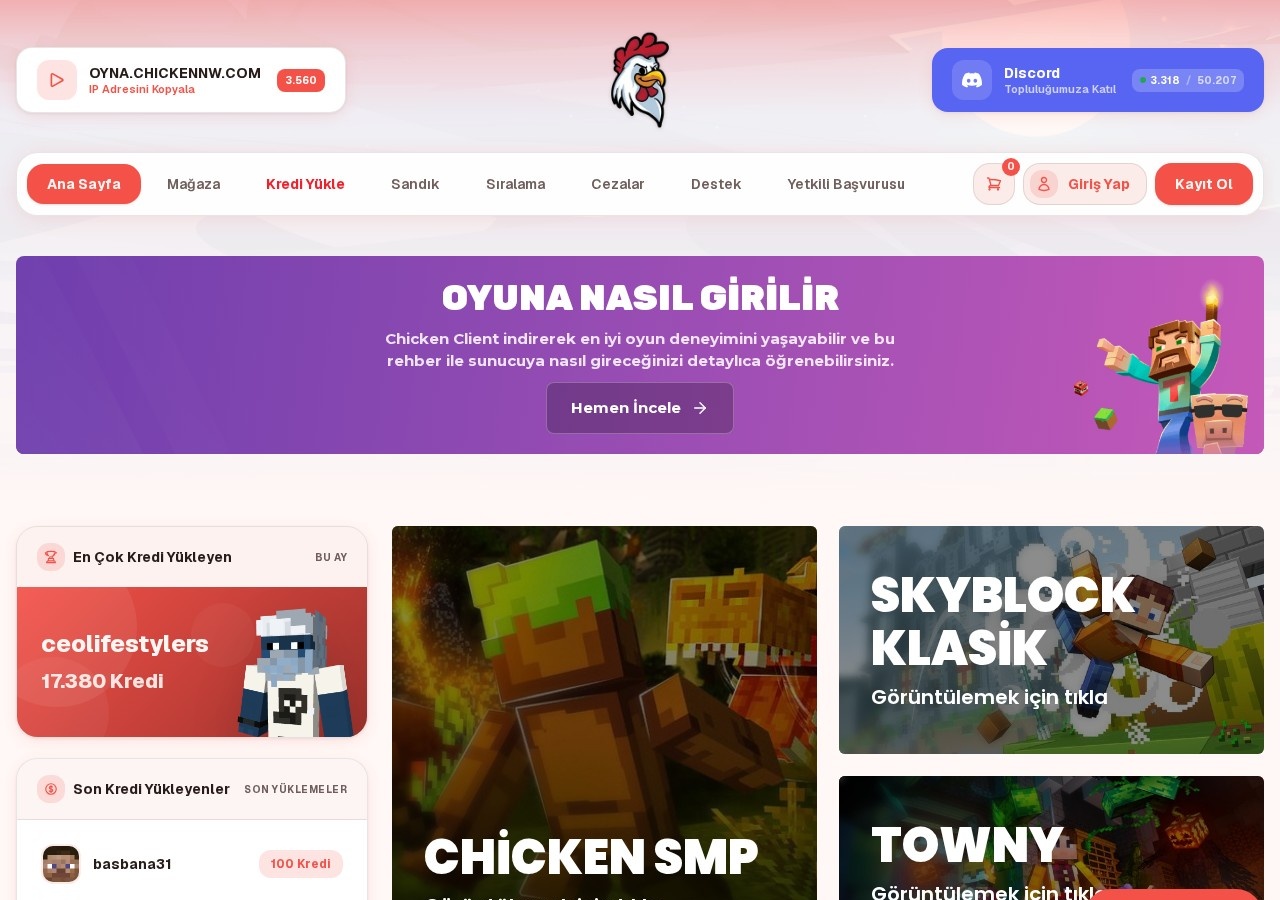 Screenshot of chickennw.com captured during the latest DarkOra website safety scan