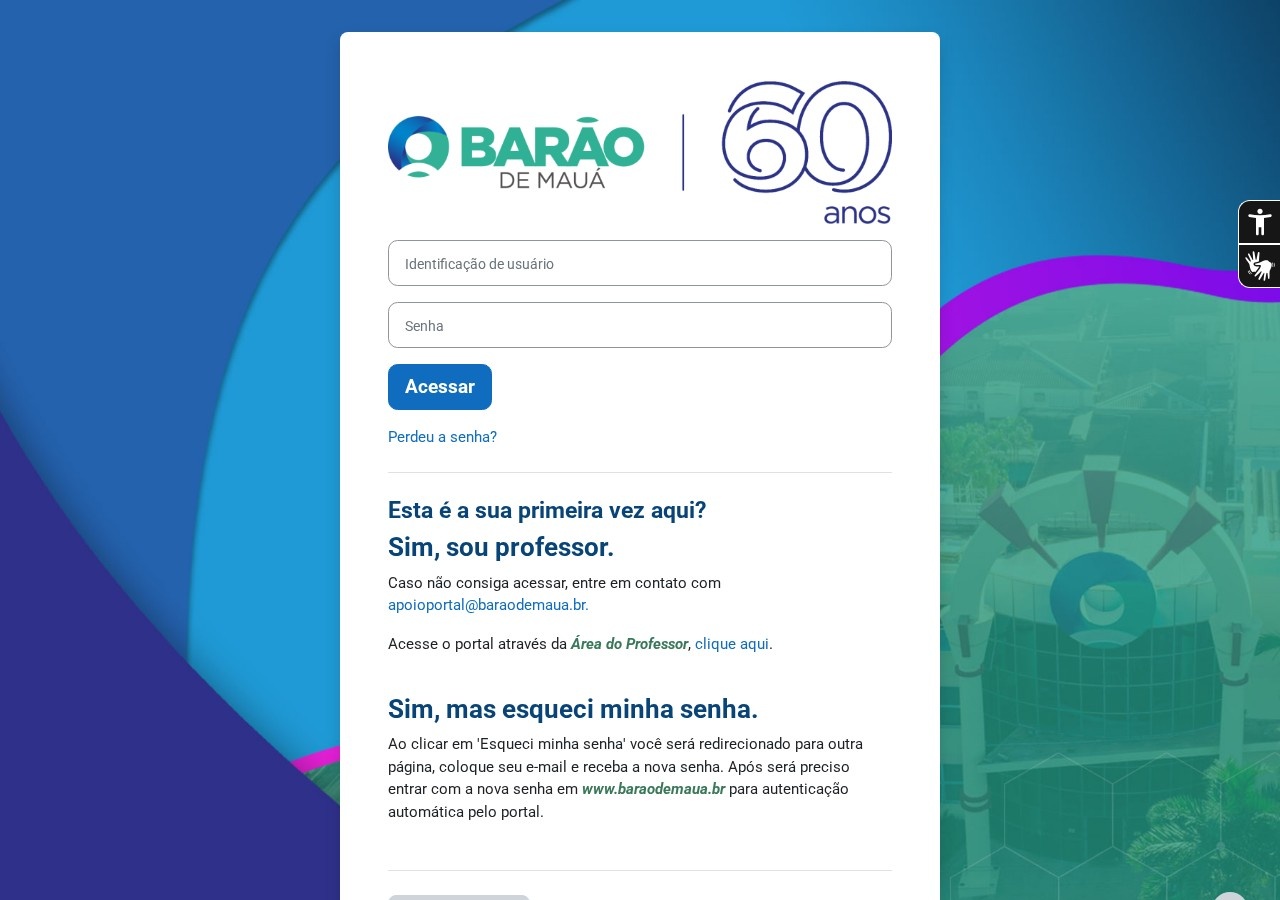 Screenshot of portal.baraodemaua.br captured during the latest DarkOra website safety scan