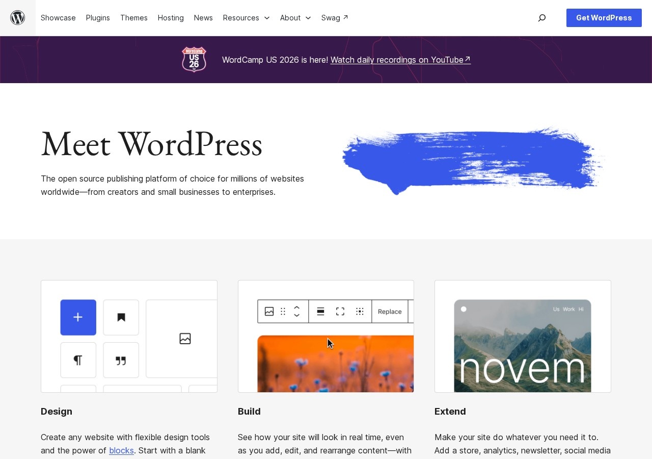 Screenshot of wordpress.org captured during the latest DarkOra website safety scan